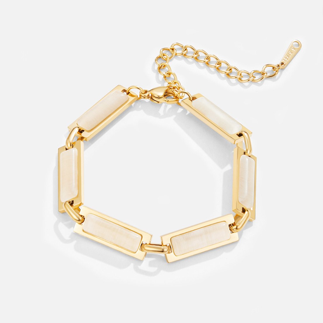 Opal armbånd Baguette