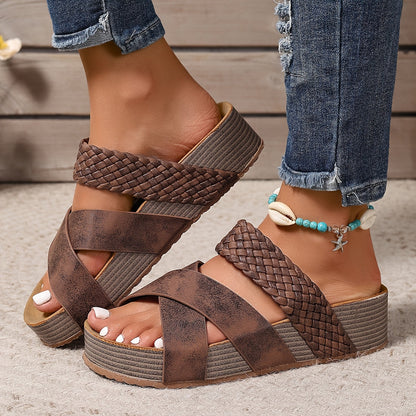 Lena | Lær sandaler