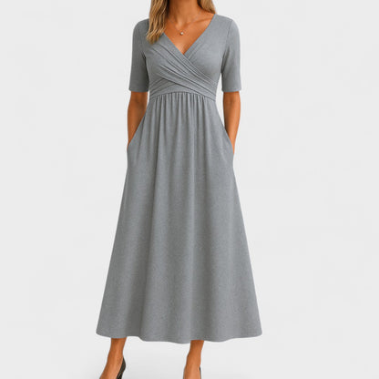 Joanna – Elegant Midi Kjole
