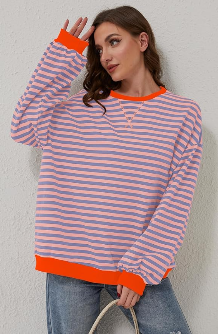 Anne | Stripete genser