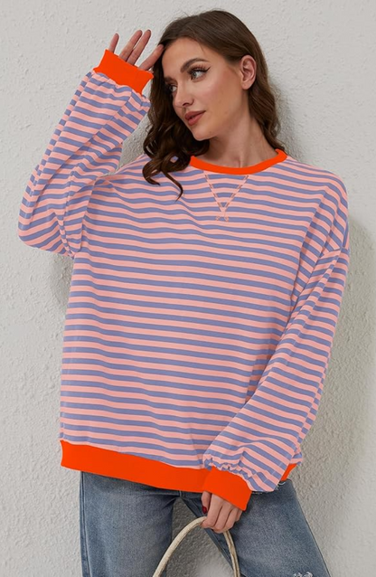 Anne | Stripete genser