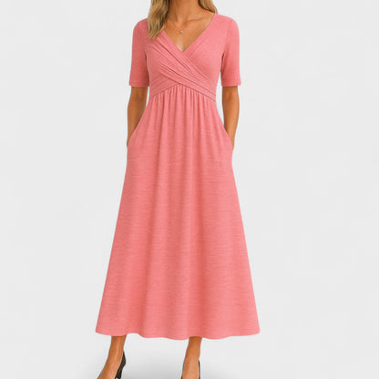Joanna – Elegant Midi Kjole