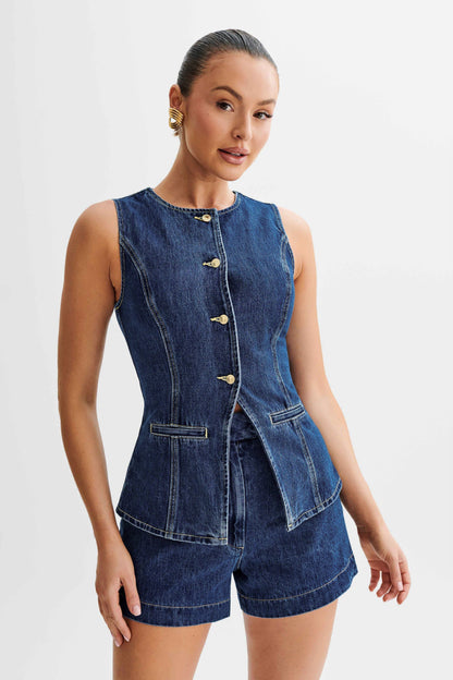 Skye | Denim Sett