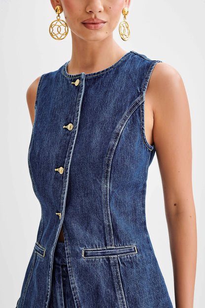 Skye | Denim Sett