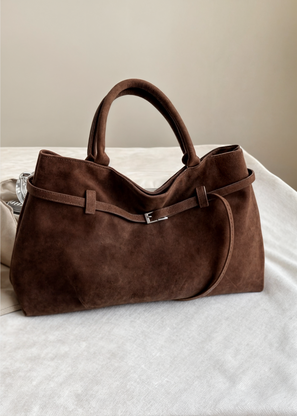 CHRISTINA | Borsa Celeste i Suede