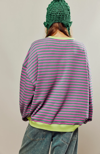 Anne | Stripete genser