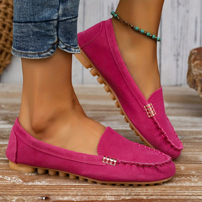 Amalie | Ortopediske Loafers med Metallisk Detalj
