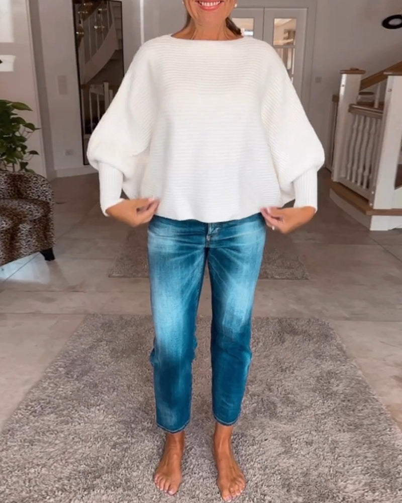 Alyssa | Vanlig løs genser