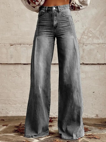 Lina | Jeans med vide ben