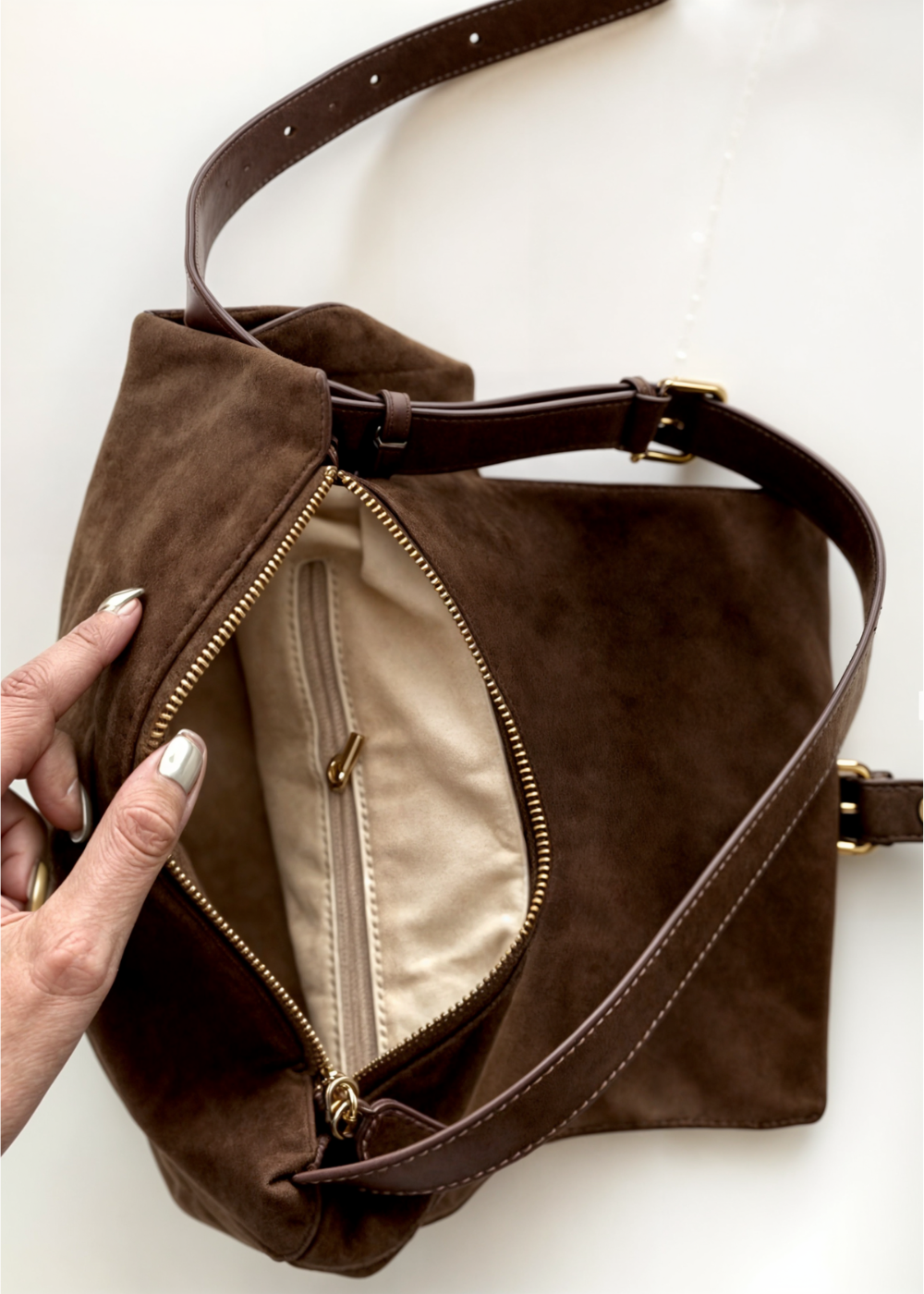 SYLVIA | Suede Crossbody