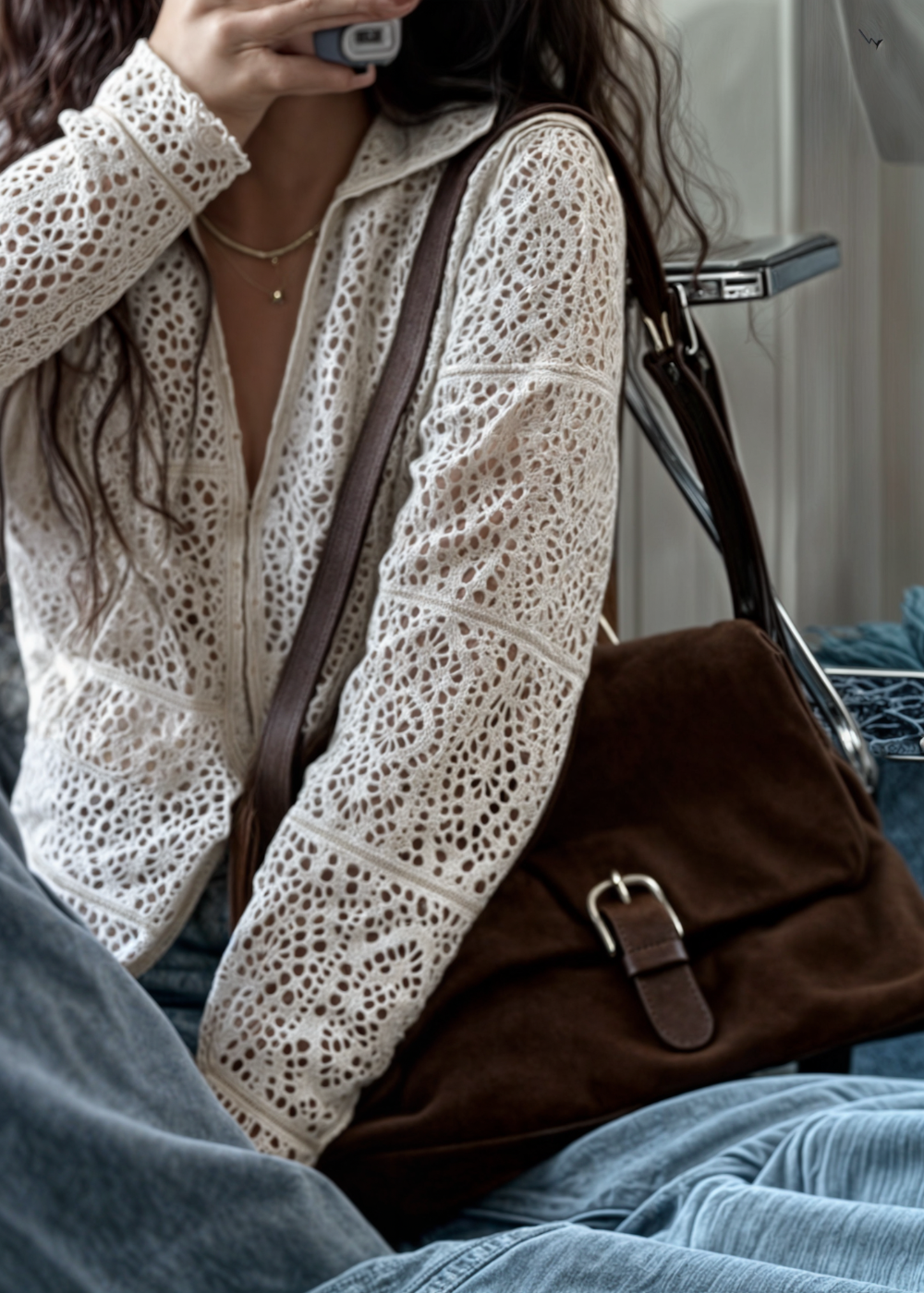 SYLVIA | Suede Crossbody