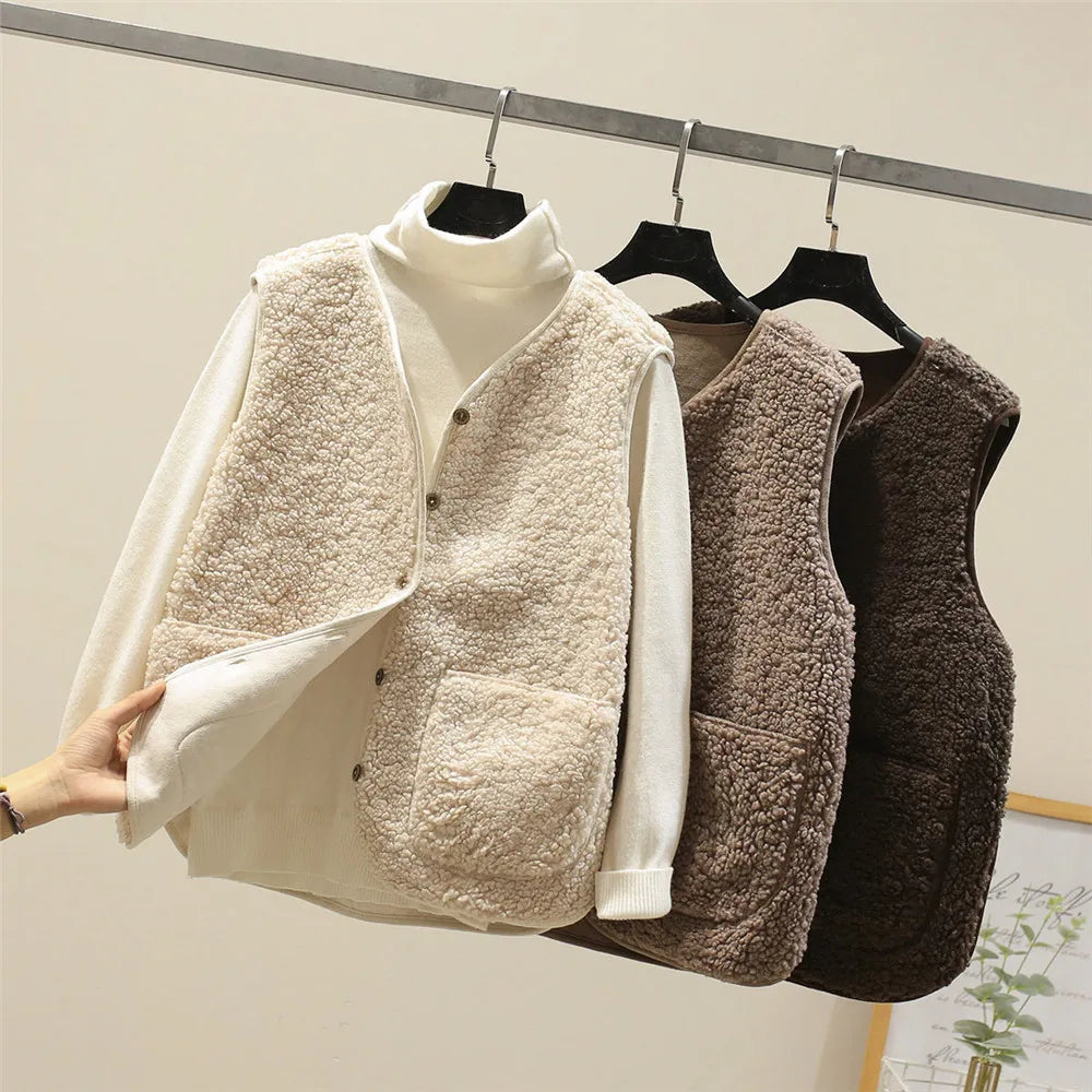 Olivia  | Klassisk Teddyvest