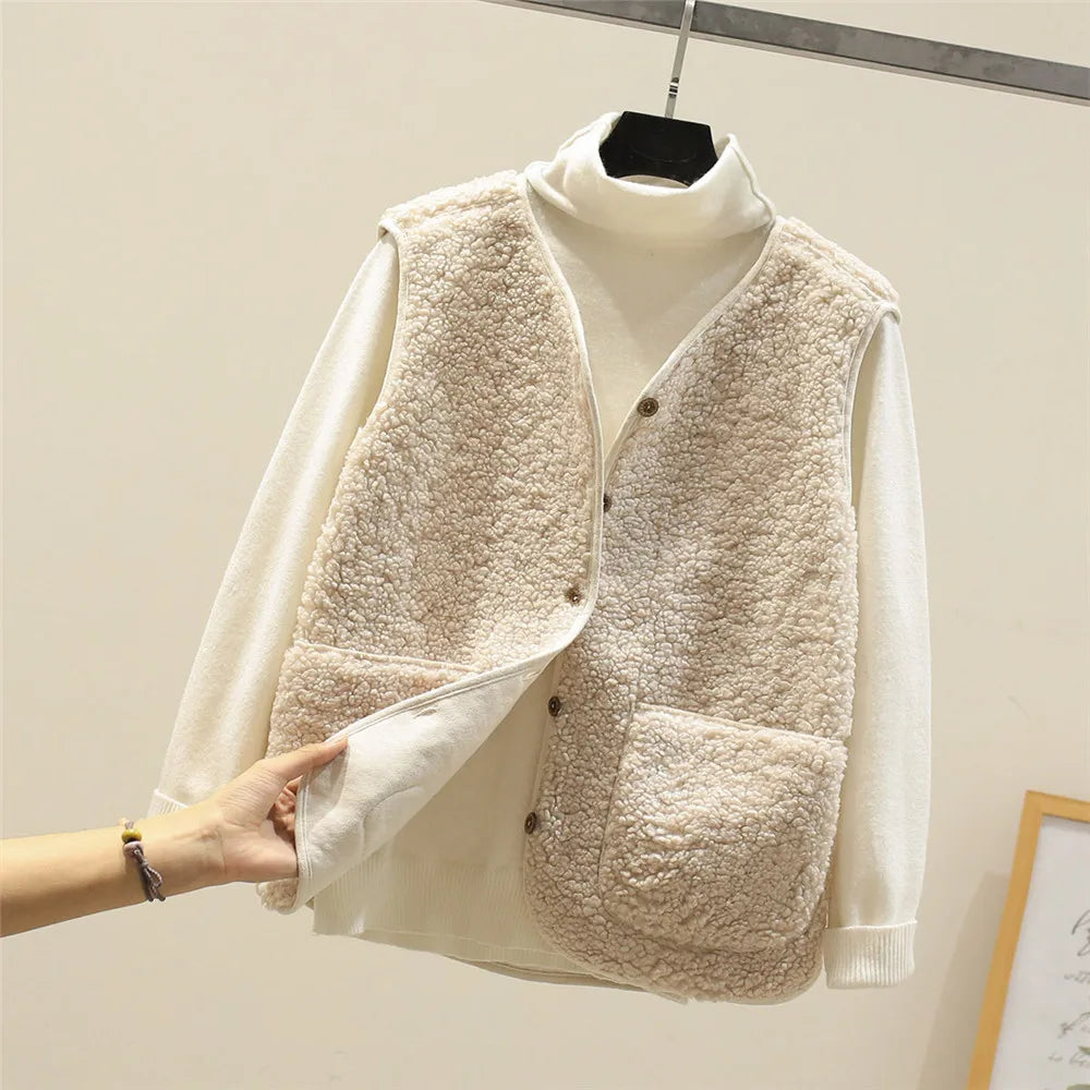Olivia  | Klassisk Teddyvest