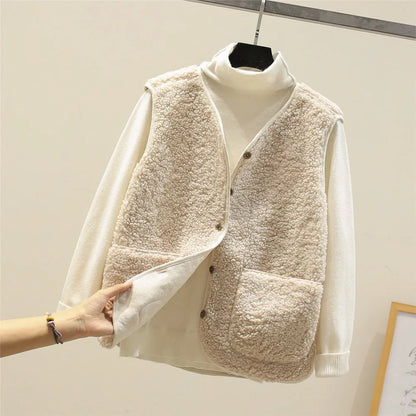 Olivia  | Klassisk Teddyvest