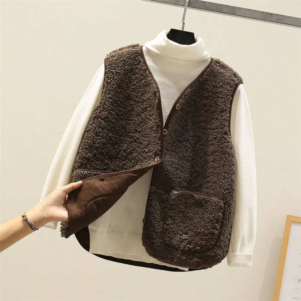 Olivia  | Klassisk Teddyvest