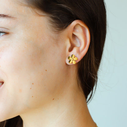 Blomstformede øreringer