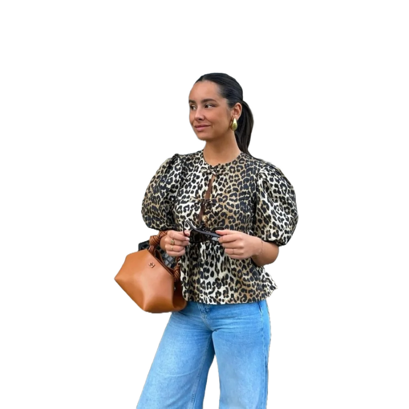 Olivia | Leopard topp