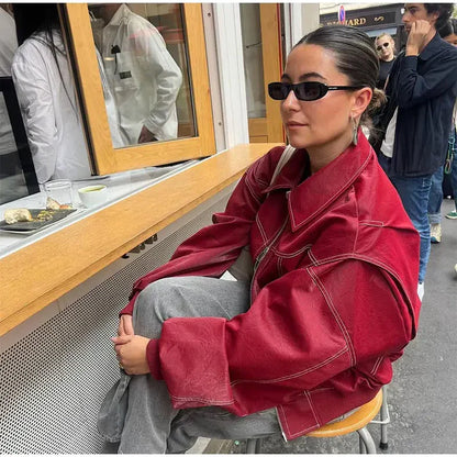Moxie  | Motetrendy Læderjakke