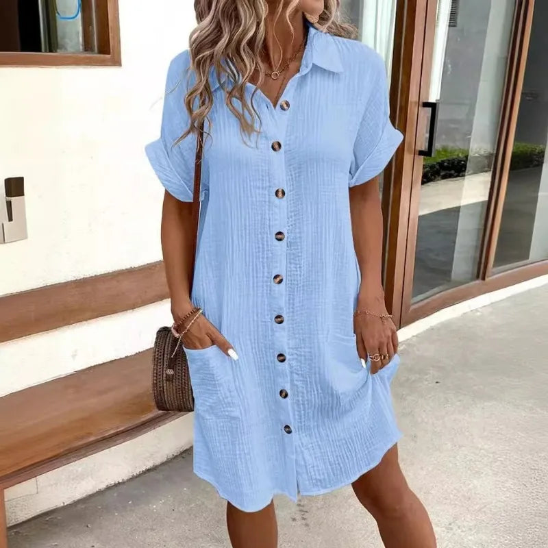 Sophia | Kjole med knapper