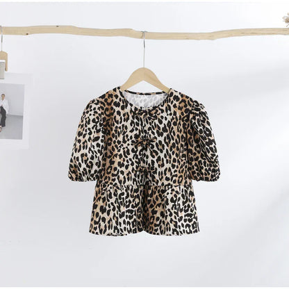 Olivia | Leopard topp
