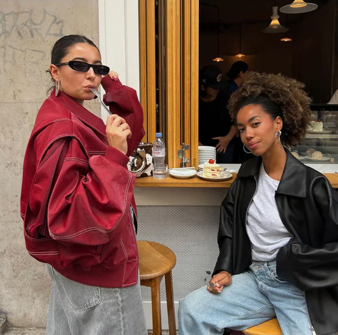 Moxie  | Motetrendy Læderjakke