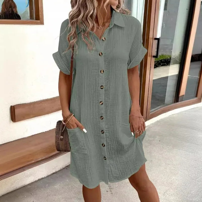 Sophia | Kjole med knapper