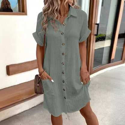 Sophia | Kjole med knapper