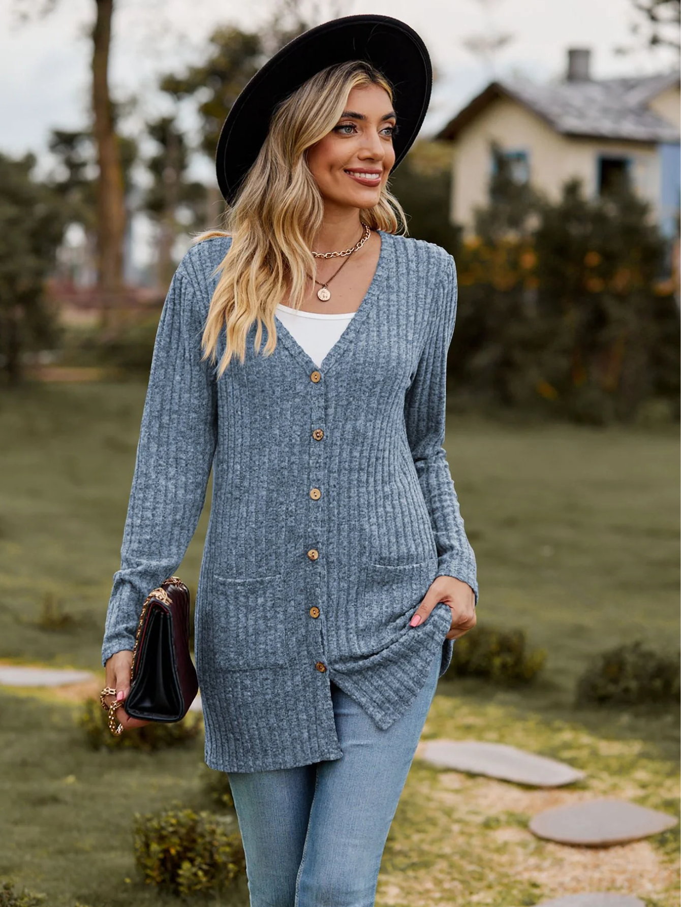 Corinne  | Langermet Cardigan