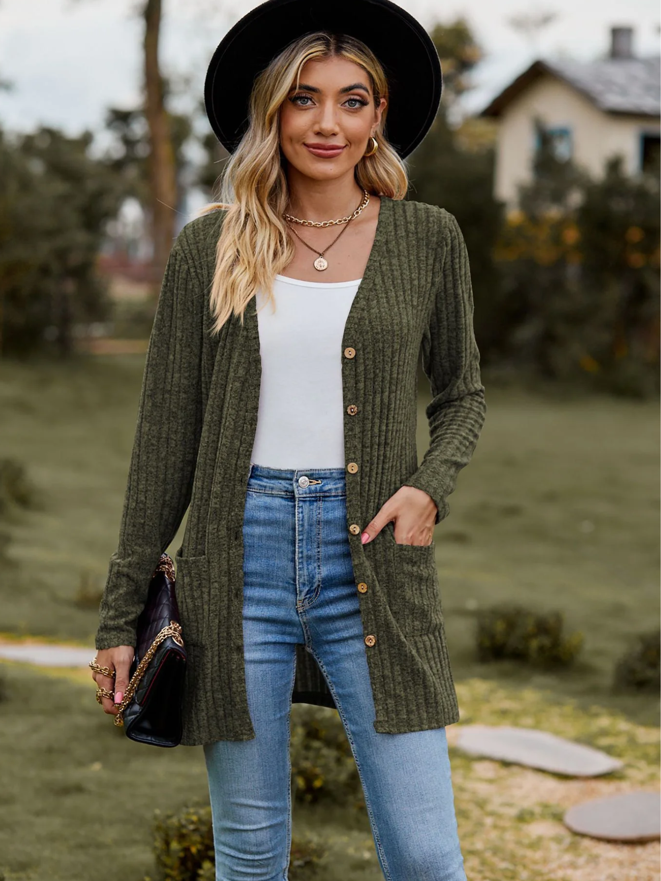 Corinne  | Langermet Cardigan