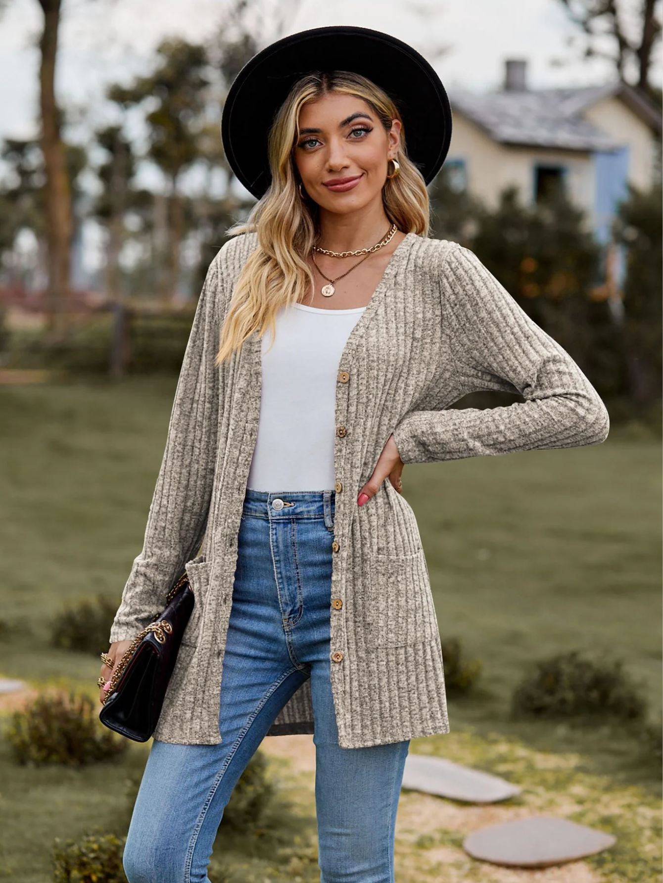 Corinne  | Langermet Cardigan