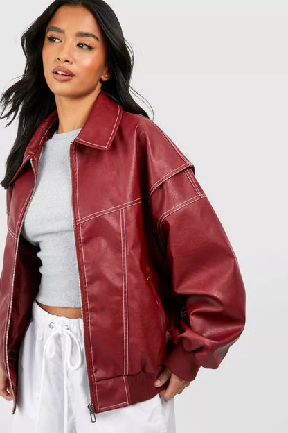 Moxie  | Motetrendy Læderjakke