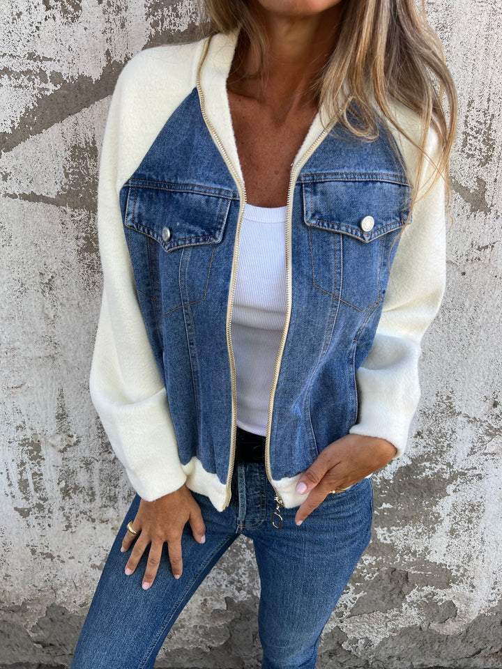 Ella | Stilren Denimjakke