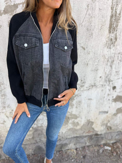 Ella | Stilren Denimjakke