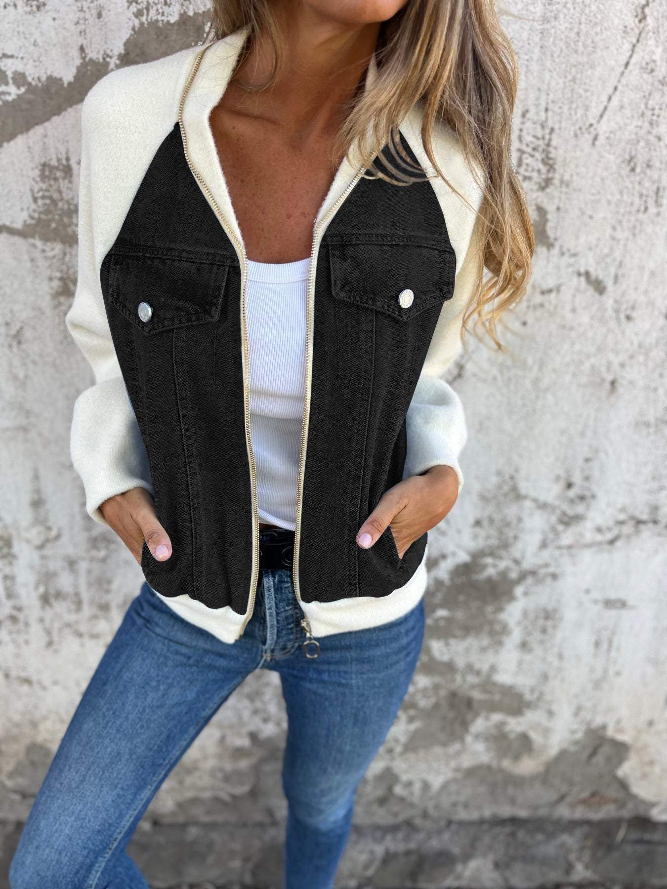 Ella | Stilren Denimjakke