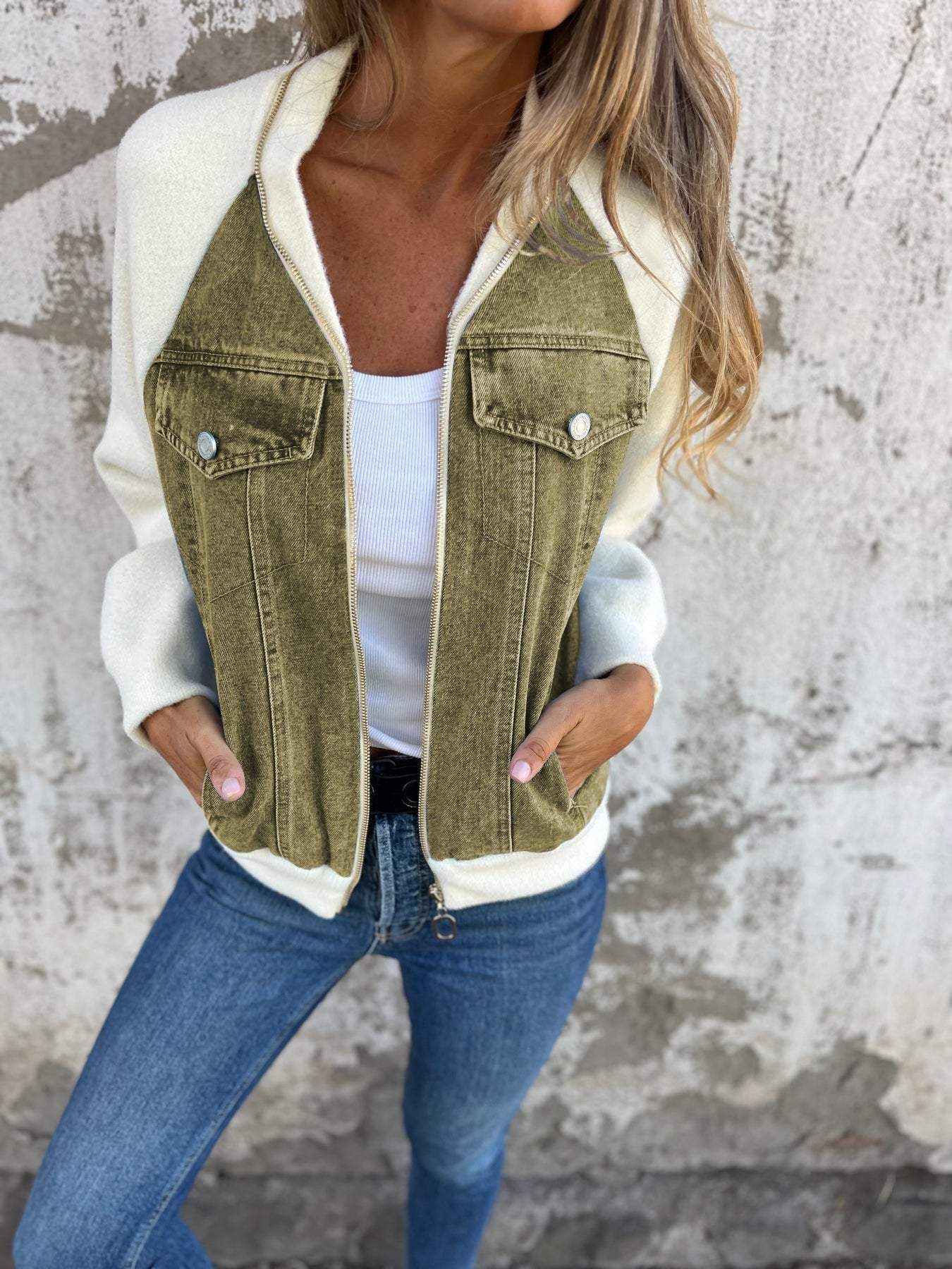 Ella | Stilren Denimjakke