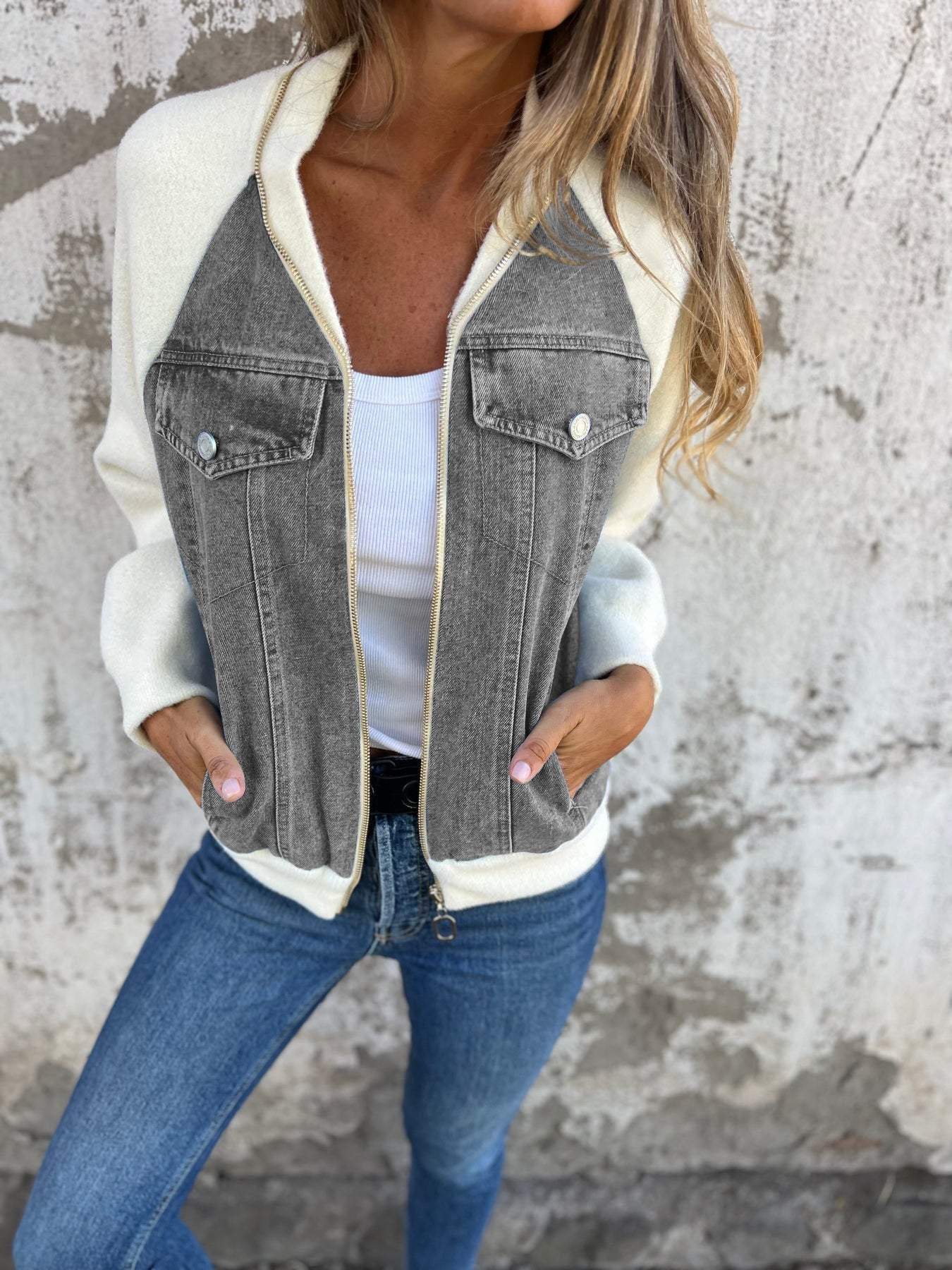 Ella | Stilren Denimjakke