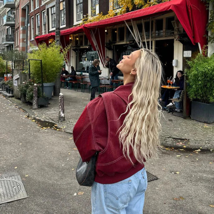 Moxie  | Motetrendy Læderjakke